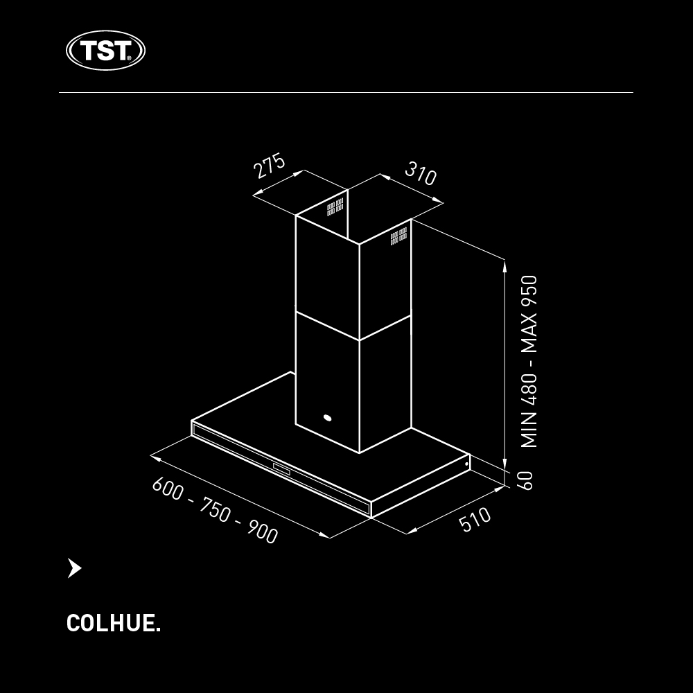 Campana TST Colhue 60 Cm