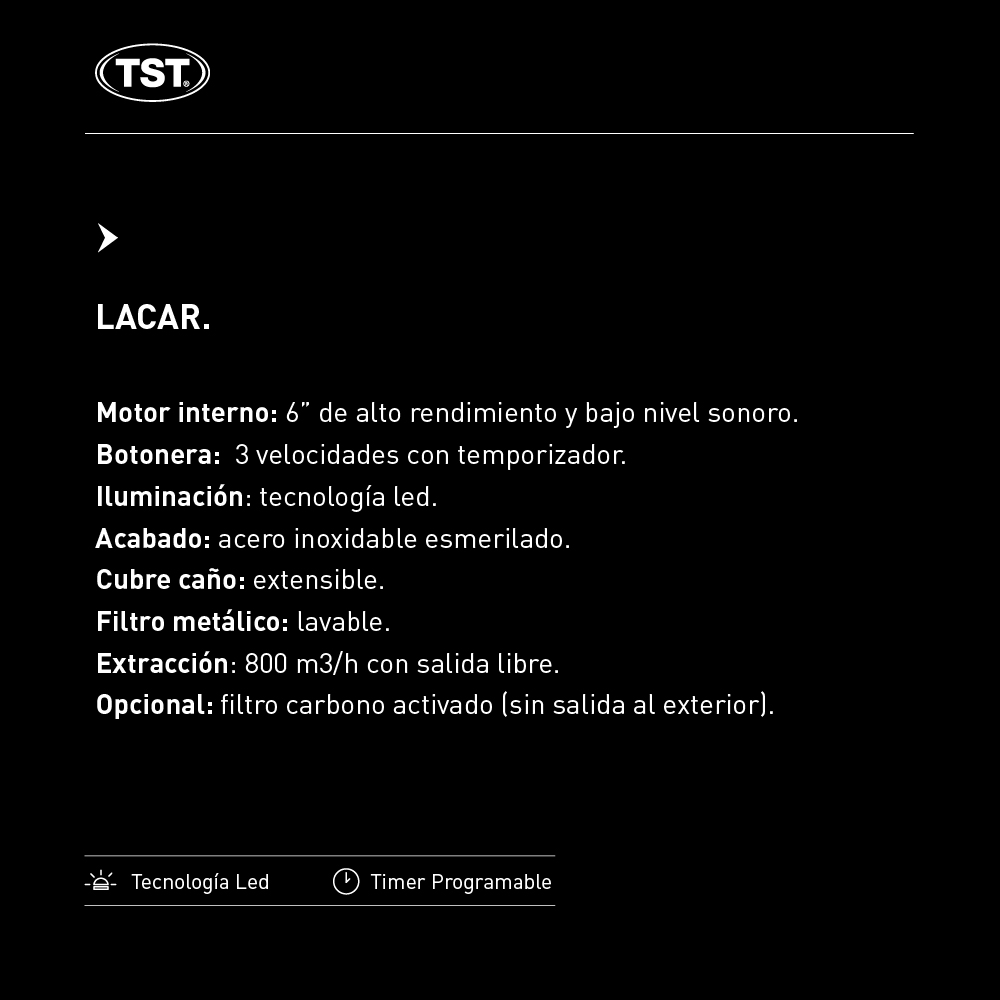 Campana TST Lacar 60 Cm