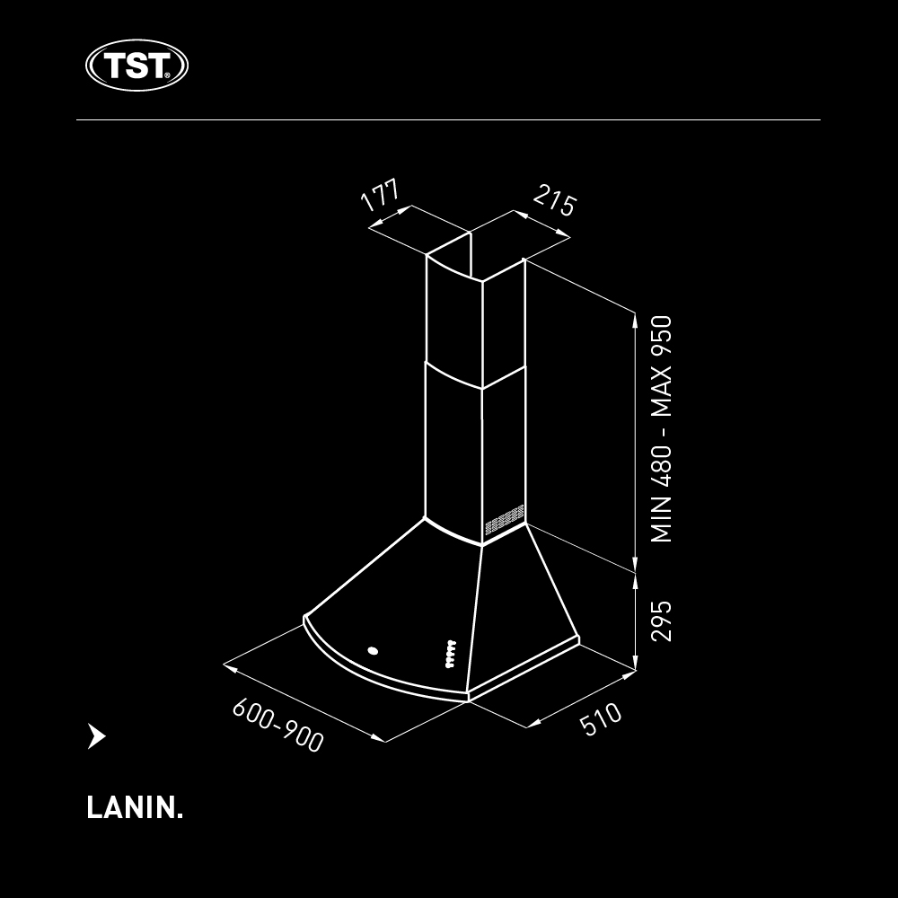 Campana TST Lanin 60 Cm