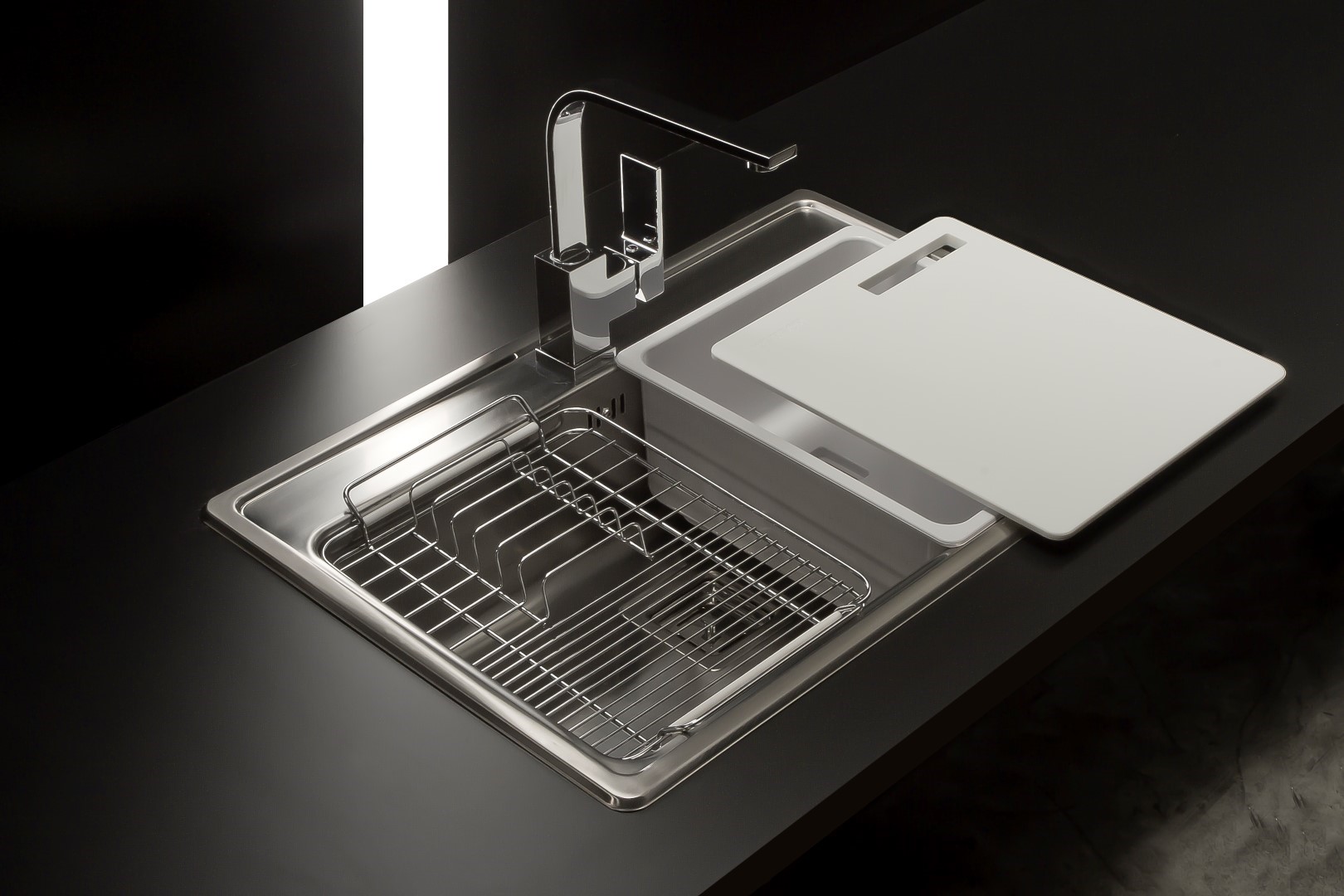Bacha De Cocina Johnson Q71A Quadra Sin Orificio