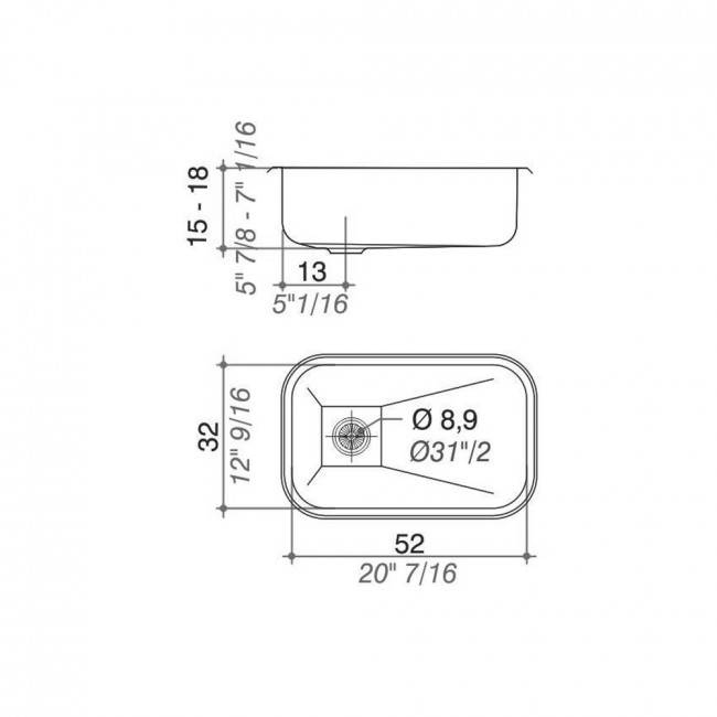 Bacha De Cocina Johnson ZZ52