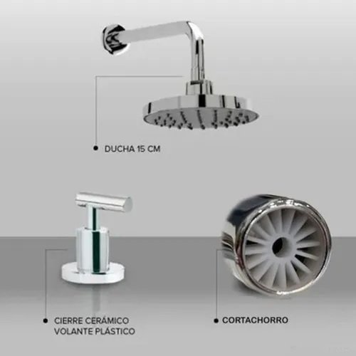Griferia Para Ducha Con Transferencia Peirano Adra 80-166