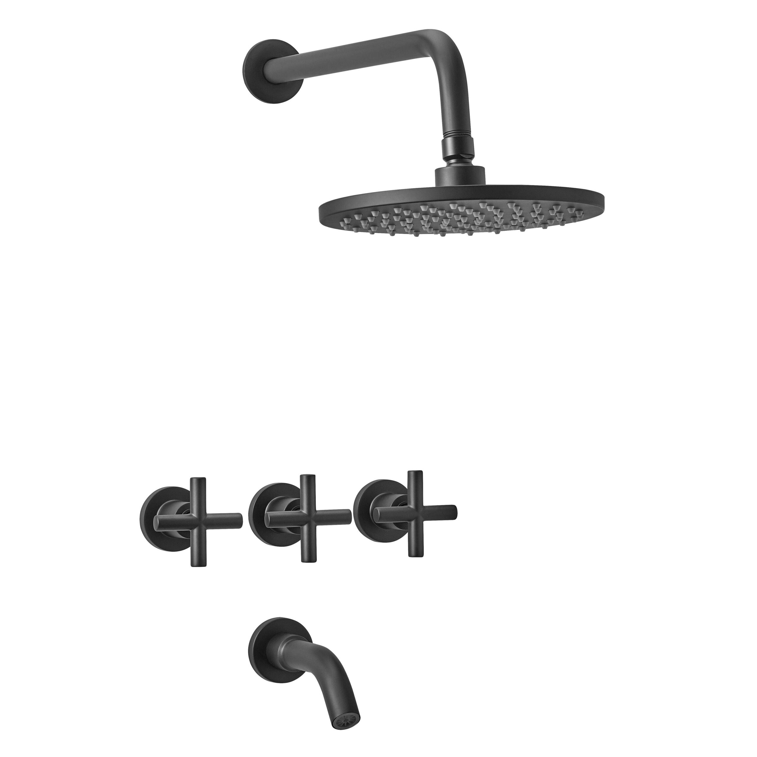 Griferia Para Ducha Con Transferencia Peirano Black Velvet 80-190