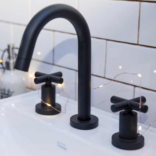 Griferia Para Lavatorio Peirano Black Velvet 60-190