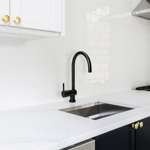 Griferia Monocomando Para Cocina Peirano Black Velvet 20-190