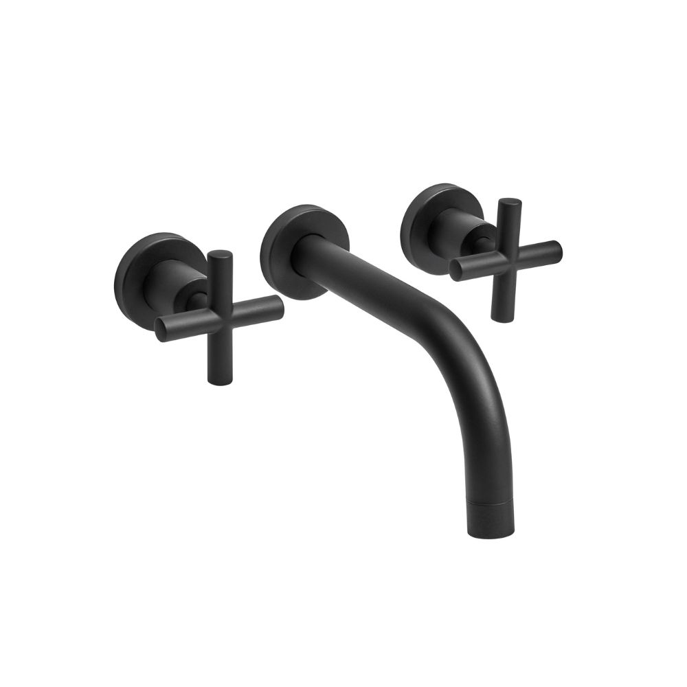 Griferia Para Lavatorio De Pared Peirano Black Velvet 62-190