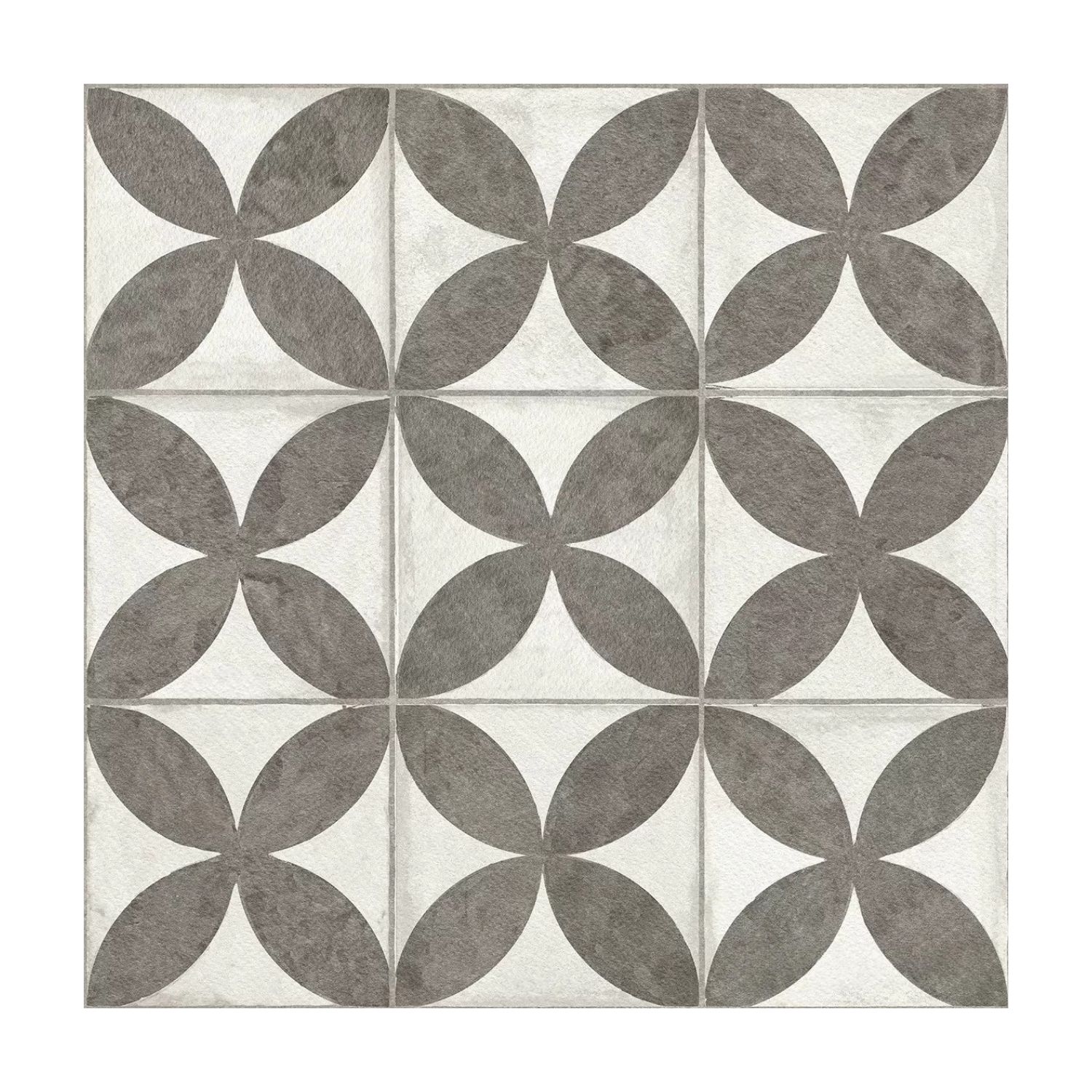 Ceramica San Lorenzo 45x45 Flower Black