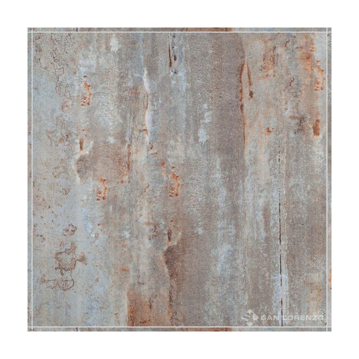 Porcelanato San Lorenzo 58x58 Foglio Griggio