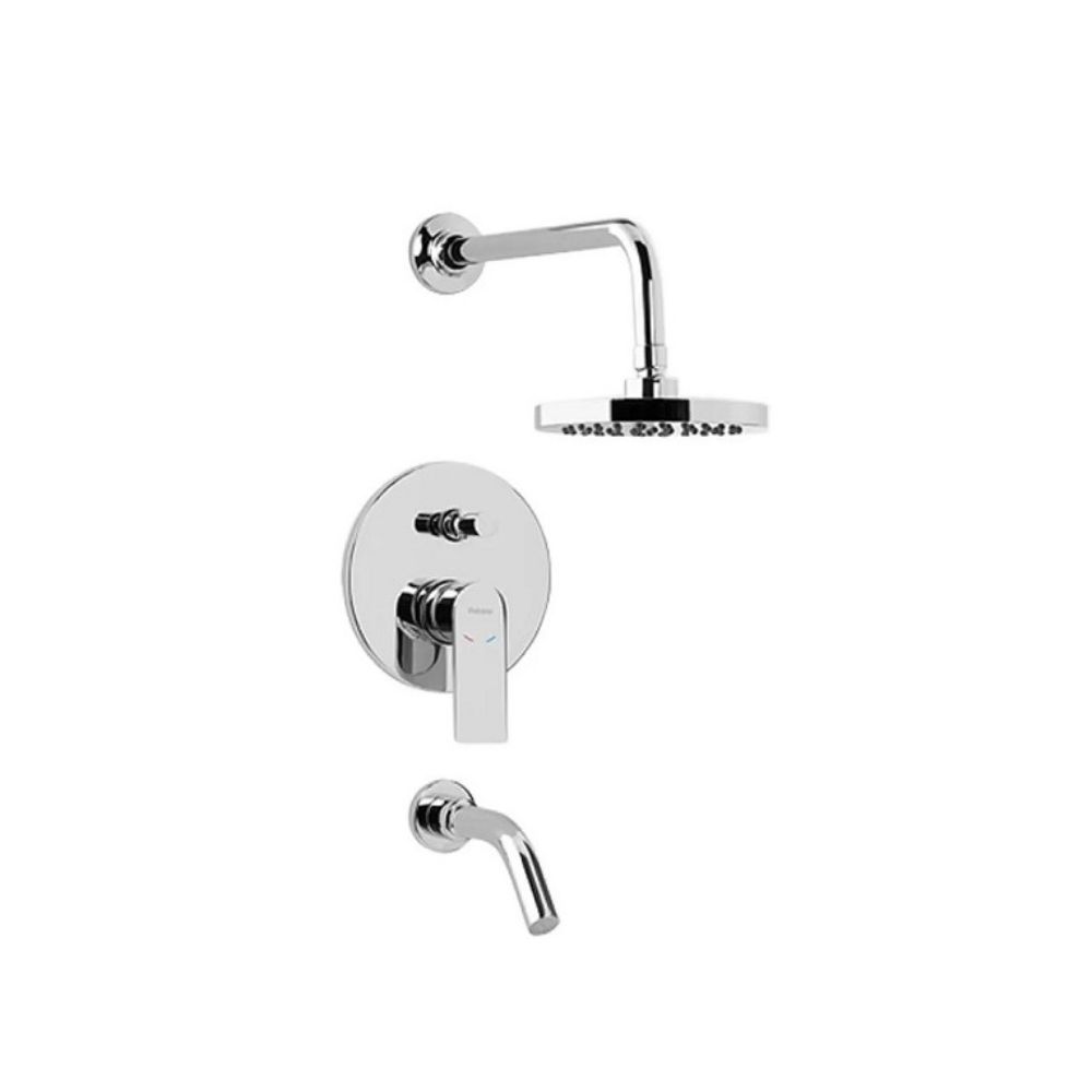 Griferia Monocomando Para Ducha Con Transferencia Peirano Vera 80-180