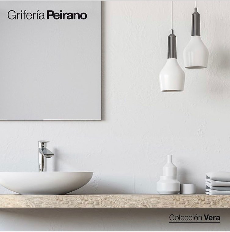 Griferia Monocomando Para Lavatorio Peirano Vera Baja 60-180