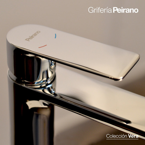 Griferia Monocomando Para Lavatorio Peirano Vera Baja 60-180