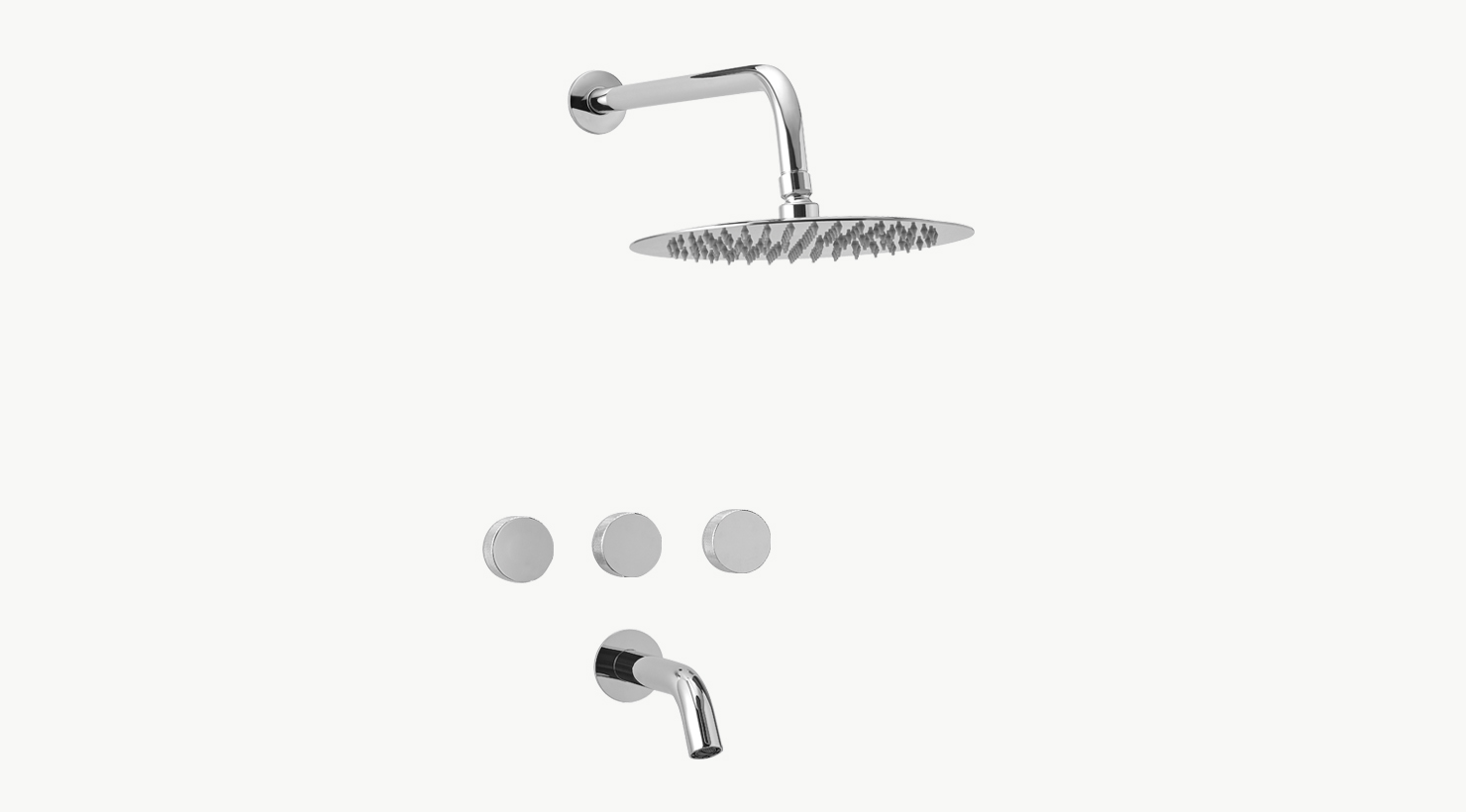 Griferia Para Ducha Con Transferencia Peirano Fabric Cromo 80-100C