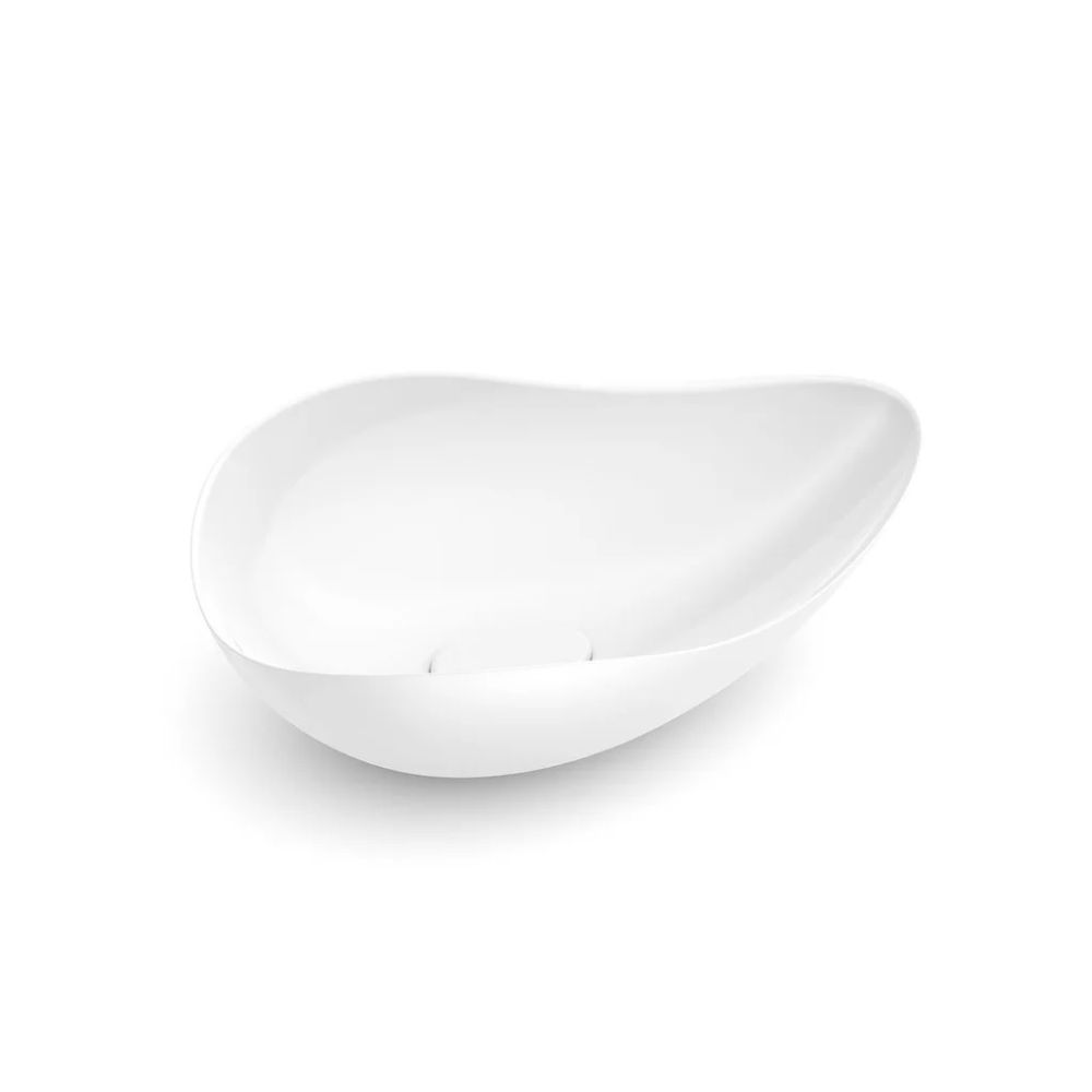 Bacha De Apoyar Roca Ruy Ohtake Blanca 54 Cm
