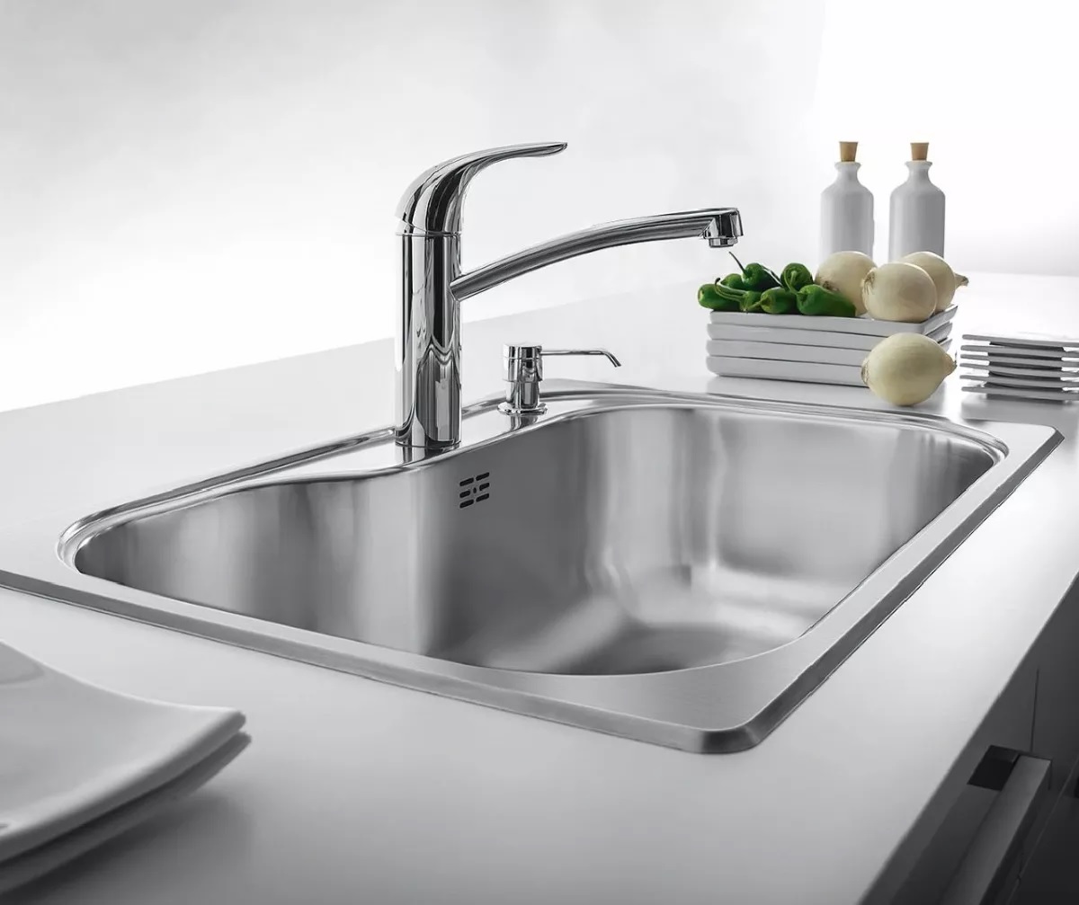 Bacha De Cocina Johnson Si71A Luxor Con Orificio
