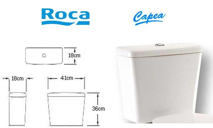 Deposito De Colgar Roca Italiana Blanco