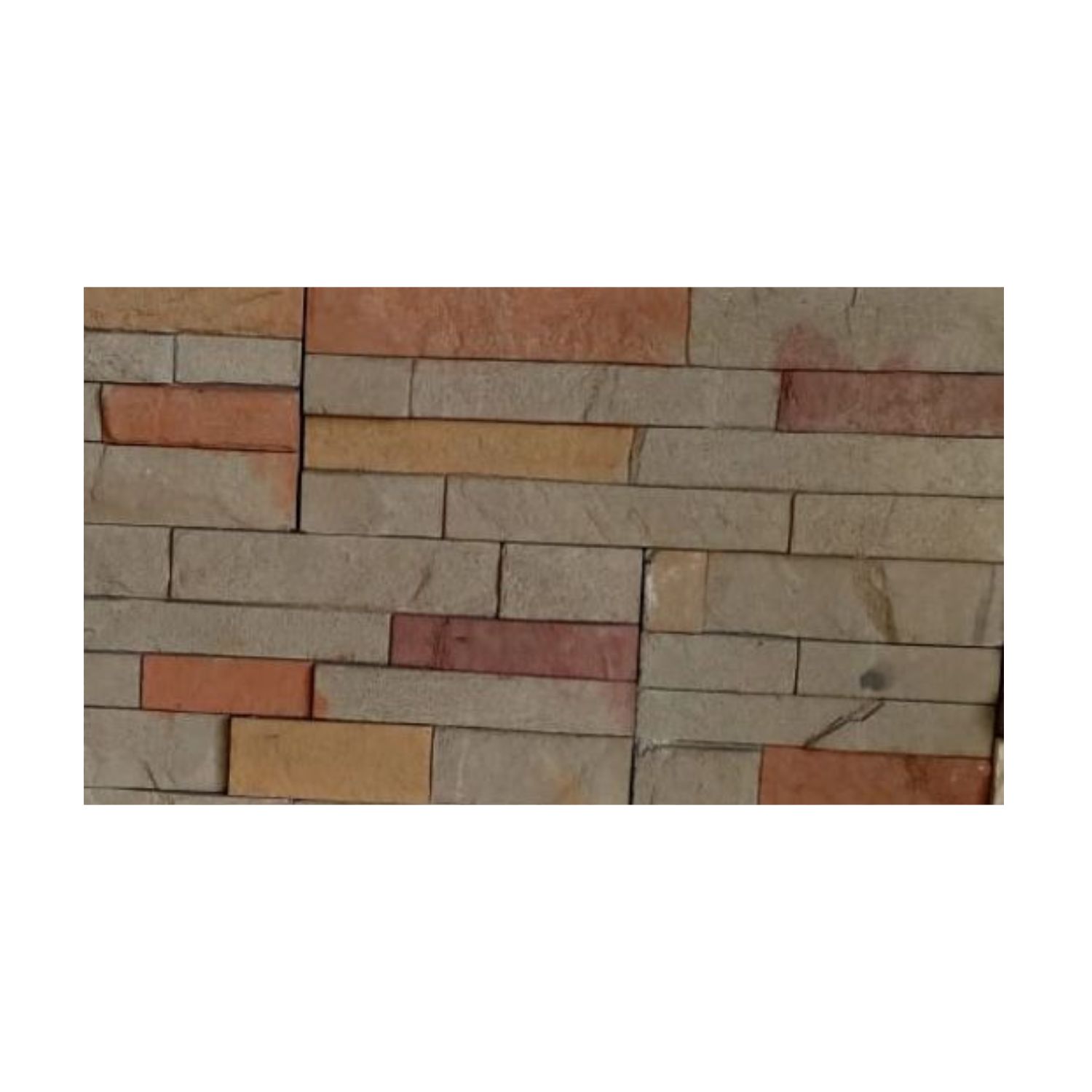 Revestimiento Simil Piedra Razzante 36,5x14,5 Calisa Crema Oxidada