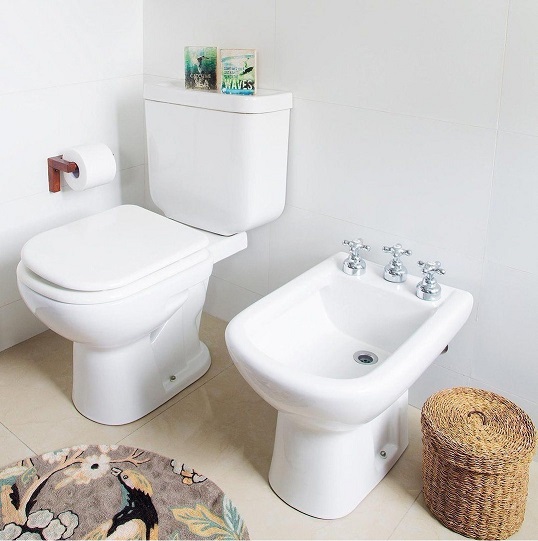 Bidet Ferrum Bari Blanco 3 Agujeros