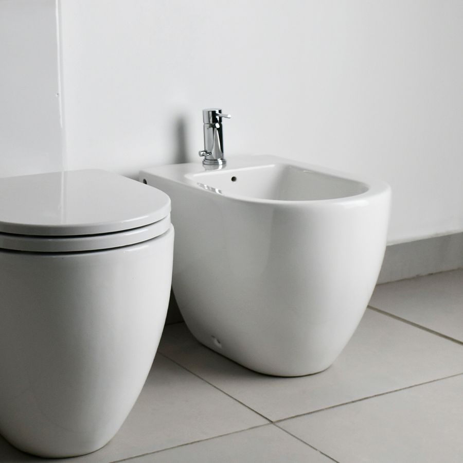 Bidet Ferrum Fontana Blanco Monocomando