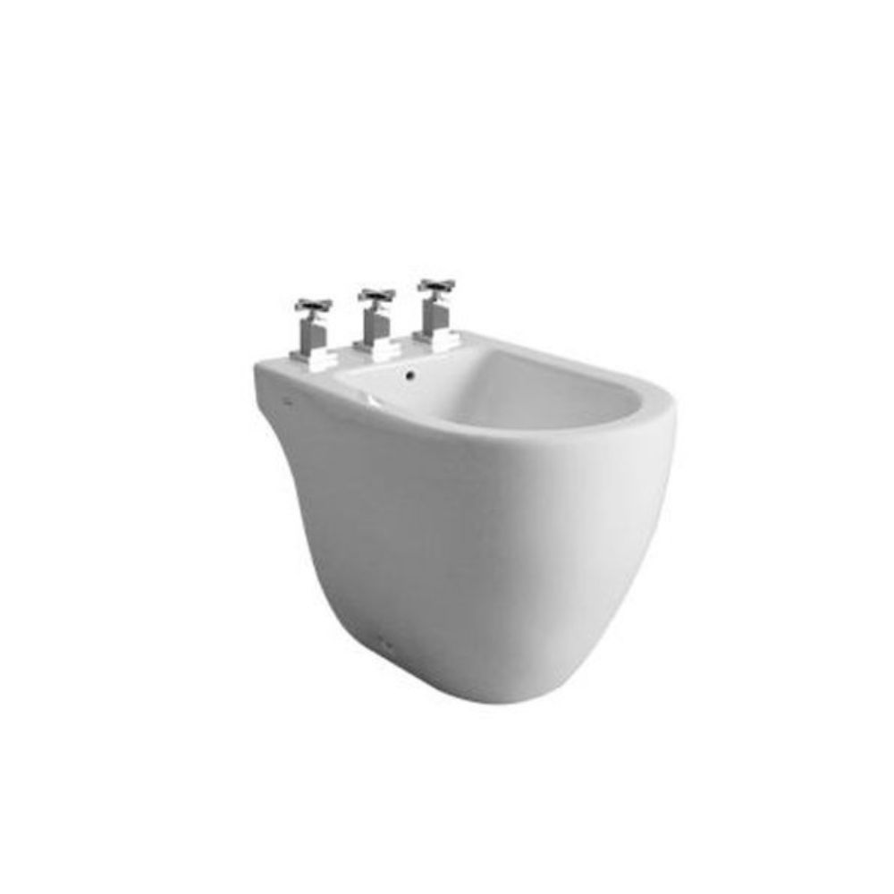 Bidet Ferrum Fontana Blanco 3 Agujeros