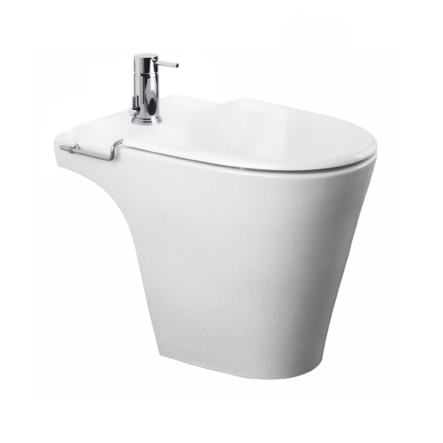 Bidet Ferrum Marina De 1 Agujero Blanco