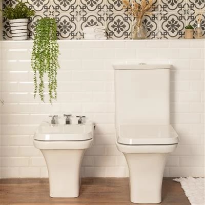 Bidet Ferrum Milena 3 Agujeros Blanco