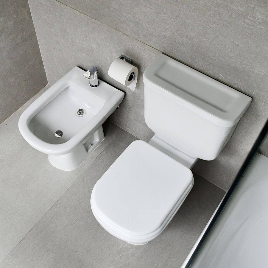 Bidet Ferrum Varese De 1 Agujero Blanco