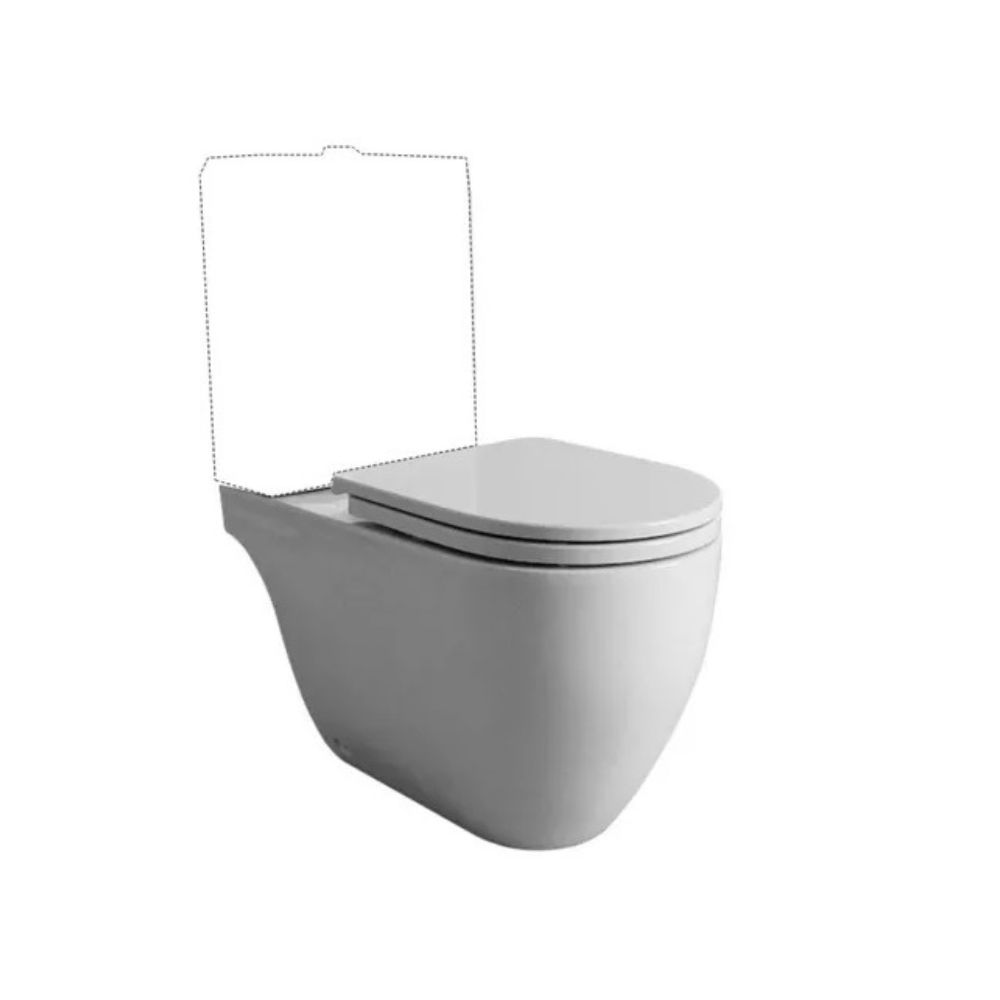 Inodoro Largo Ferrum Fontana Blanco