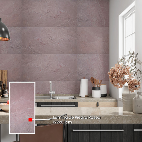 Revestimiento Flexible Piedrafina 122x61 Rosea