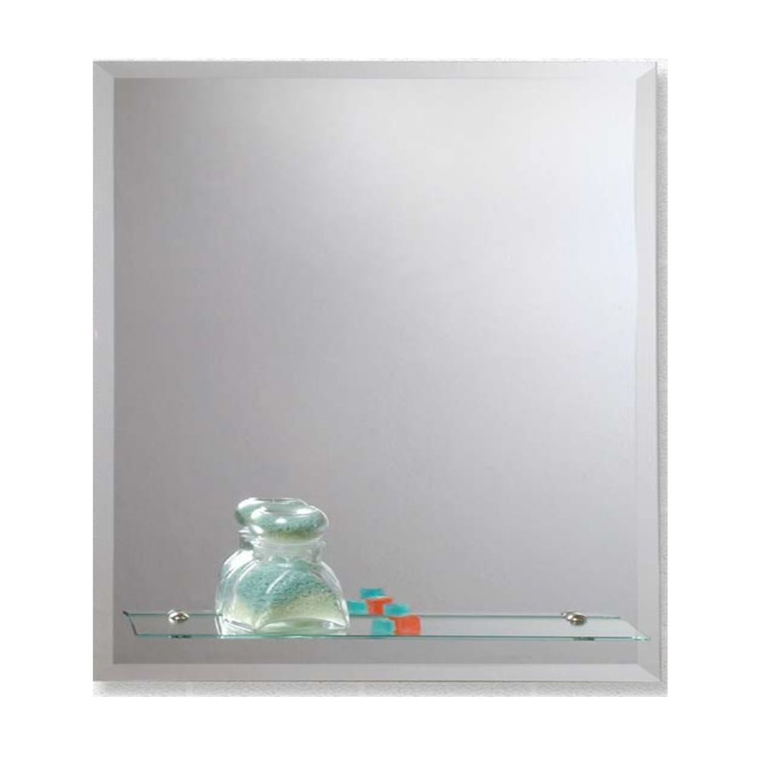 Espejo Reflejar Recto Con Repisa 40x60