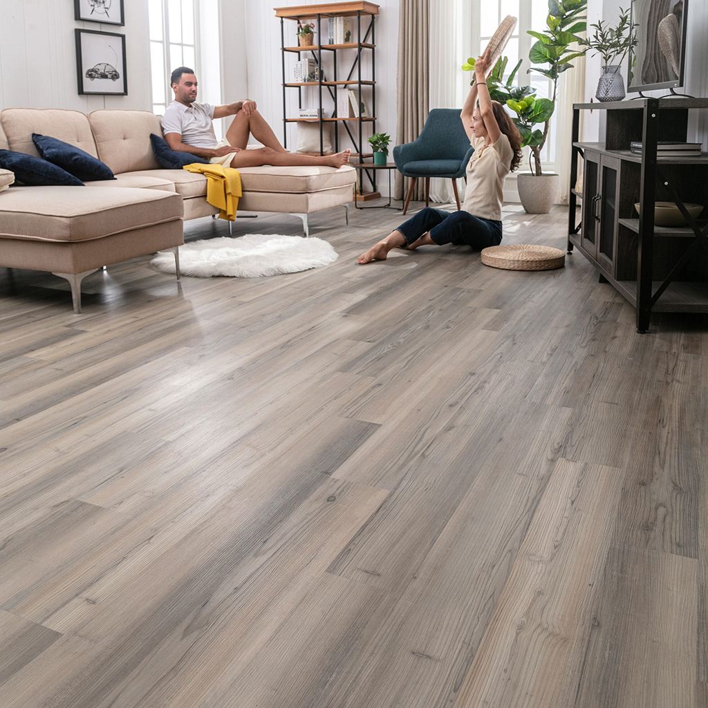 Piso Vinílico De Encastre o Click Con Base de Goma – 190L04